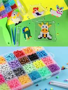 Magic Water Beads DIY Set - Children's Creative Handmade Toys, New Year Gift, Boys And Girls, Preschool Concentration Training Toys,School Supplies,Children's Gifts,Party Favors, Birthday Gifts, Classroom Prizes - Multicolor - View 3
