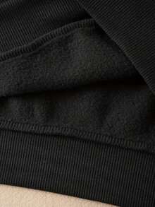 Sudadera hoodie básica mujer dama  estampado grafico nombres de ciudades "CALIFORNIA" 1991" estilo americano  diseño juvenil moderno caliente frío uso diario | buena calidad | Textura Suave - Negro - Ver 4