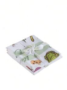 Set Of 2 Floursack Kitchen Towels – 100% Cotton – 50x70 Cm – Lightweight, Lint-Free, Versatile Kitchen Cloths – MADE IN TURKEY - Creamy White - View 4