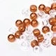 Transparent White/Brown Mixed Color