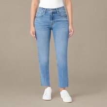 Kensie Jeans The Allie High-Rise Slim Straighthalloween - Pippa Wash - View 10