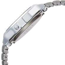 2pcs A159W-N1 Men's Quartz Watch, Long Battery Life, Suitable For Daily Wear In Various Occasions. Features LCD Display, Date, Day Of Week, And Alarm Function. Bonus: Constellation Watch - Silver - View 3