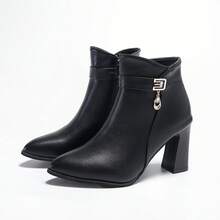 Women Ankle Boots & Booties - Black - View 9