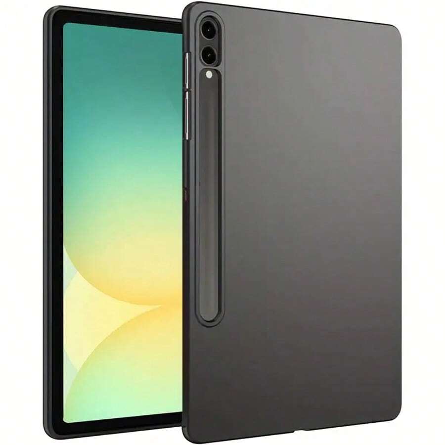 A Black Frosted Flat Plate Case, Suitable For Sam.Sung, Honor, IPad, And Hua.Wei Black Tablets. It Is A Black Protective Case For Tablets, A Scratch-Resistant Protective Case, A TPU Transparent Case, A Silicone Transparent Case, An Ultra-Thin Transparent Case, A Yellowing-Resistant Transparent Case, A Shock-Resistant Transparent Case, A Fingerprint-Resistant Transparent Case, And A Tablet Protective Cover.