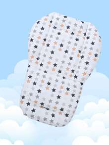 Baby Kids Highchair Cushion Pad Mat Booster Seats Cushion Pad Mat Feeding Chair Cushion Pad Stroller Cushion Mat Cotton Fabric Baby Stroller Seat Soft Cushion Kids Pushchair Car Cart High Chair Seat Trolley Soft Baby Stroller Cushion Pad Accessories