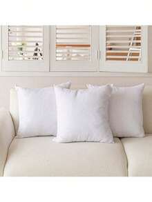 1pc High-Density Support Throw Pillow Insert, Versatile For Sofa, Bed, Car, Multi-Season