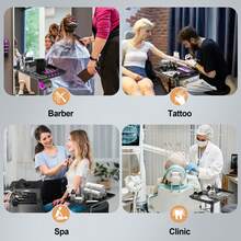 KINGSTEAM Carro de almacenamiento de herramientas para peluquería y belleza - Negro - Ver 10