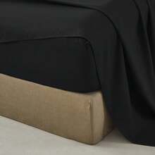 3/4 Piece Home Bed Sheet Set, Soft, Comfortable And Breathable Bedding Set, Hotel Luxury Home Summer Bedding Sheets Twin, 1 Or 2 Pillowcases, 1 Flat Sheet And 1 Fitted Sheet,Room Decor, Ideal Gift. - 黑色 - 查看 10
