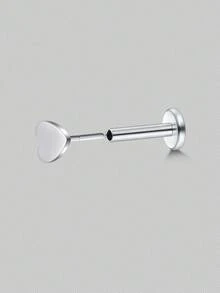 AVYRING 1 件平背耳环耳钉无线耳屏唇钉软骨唇美杜莎海螺身体穿孔首饰防过敏女士男士防过敏无线耳环耳钉穿孔首饰 - 多色2 - 查看 13