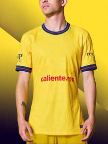 América 2025 Dorado y Amarillo – Conjunto Jersey y Short Hombre, Camiseta de Fútbol, Traje Deportivo, Entrenamiento y Partido, Regalo para Fanáticos - Dorado - Ver 1