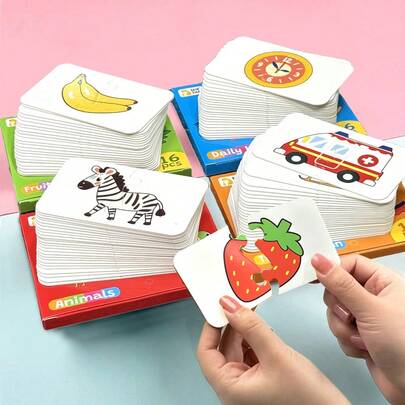 beartale Bộ ghép hình Montessori 16 mảnh, trò chơi ghép hình giáo dục cho trẻ em với chủ đề động vật, rau củ và trái cây, bao gồm thẻ học và các mảnh ghép ghép màu sắc, vui nhộn và dễ sử dụng, quà tặng ghép hình, dụng cụ dạy học, đồ chơi giáo dục sớm cho bé, đồ dùng lớp học, đồ dùng học sinh, văn phòng phẩm, đồ dùng học tập, quà tặng tựu trường, quà sinh nhật cho trẻ em, quà Halloween và Giáng sinh.