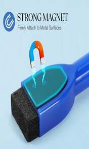 MaxGear Dry Erase Markers Fine Tip With Eraser, Assorted Color Magnetic Whiteboard Markers Erasable Fine Point Low Odor For White Board, School Supplies For Classroom, Home, Office, 8 Count - ColorA - 查看 4