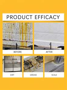 Heavy Duty Kitchen Grease Cleaning Spray - Heavy Duty Degreaser For Stove, Oven, And Kitchen Utensils - Kitchen Cleaner, Effective On Grease, Stove And Oven - Fast And Efficient!