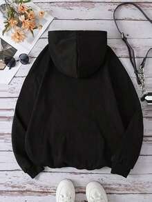 GOAT Signature Fan Pullover Hoodie - Unisex Casual Hooded Sweatshirt, 100% Cotton, Super Soft, Comfortable & Breathable Loose Fit Top With Drawstring Hood And Pocket - Perfect For Autumn, Winter, And Cool Spring Weather - Ideal Birthday, Christmas, Holiday, Valentine's Day, Father's Day, Mother's Day Gift For Soccer Football Lovers, Messi Enthusiasts, Dad, Mom, Teen Boys, Girls, Couple, Family, And Friends - Versatile Sportswear & Streetwear For Game Days, Training, Daily Casual Wear, And Fan GatheringsWarm And Comfortable - Black - View 5