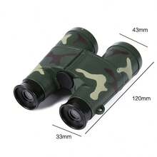 1 szt. lornetka kamuflażowa 6x35, lornetka outdoorowa dla dzieci, dekoracyjny rekwizyt - Wielokolorowe - Zobacz 9