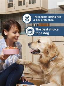 1pc 38/70CM Pet Anti Flea Ticks Antiparasitic Dog Cats Collar Protection Retractable Comfortable Breakaway Collars Kittens Large Dog Need To Continue To Wear A Week, The Effect Is More Effective With Comfortable Quick Release Design, Contains Natural Ingredients To Prevent Skin Infections, Safe For Puppies Over 7 Weeks, Dog Accessories