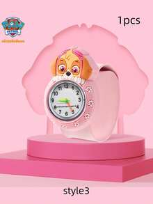 Paw Patrol 1 Piece Of Dog Patrol Waterproof Watch, Cute Pop Ring Watch, Cartoon Watch, Birthday Gift For Friends And Classmates, Rental Number, Party Atmosphere Decoration, Perfect Party Decoration, Home Decoration Ornament, Perfect Room Decoration, Christmas Gift Valentine's Day, Ideal Friend Gifts For Birthday Celebrations, Souvenirs, Women's Souvenir, Cute Aesthetic, Valentine Day Gifts, Decorations, Home Decor, Valentines Gifts