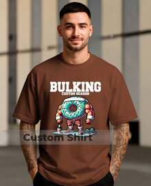Camiseta Streetwear Unissex De Academia Bulking Season Treino Maromba