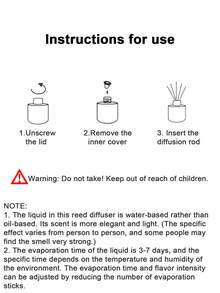 1/8 包 2 盎司/50 毫升藤条香薰礼盒套装，包含茉莉和薰衣草精油，无焰香薰机，清新空气，是家居装饰、酒店、客厅、书房、卧室、浴室的理想之选。 - 多色 - 查看 7