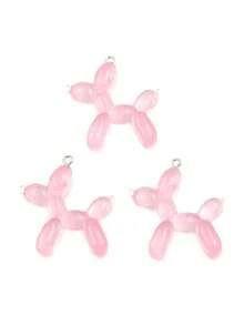 35*38MM 树脂工艺品配件，可爱宠物动物气球狗吊坠饰品，珠宝制作用品，5 件-10 件 - 混合款 - 查看 18