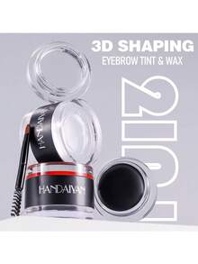 1PC HANDAIYAN Tinted Styling Brow Gel, Waterproof & Long Lasting 2-In-1 Eyebrow & Eyelash Tinted Pomade, Fluffy Natural Effect With Double-Ended Brush, Makeup For Party & Music Festival - Multicolor - View 9