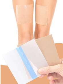 10pcs Transparent Anti-Chafing Friction Stickers, Invisible Thigh Chafing Protectors, High Elastic Leg Wrap Bandages, Knee And Calf Anti-Friction