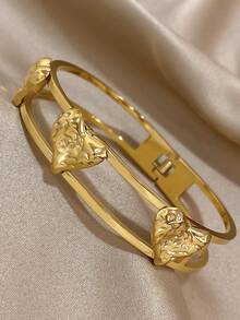 1 chiếc vòng tay hình mặt trời mùa hè (không điều chỉnh được, không phải vòng đeo tay), vòng tay thép không gỉ dành cho nữ, thích hợp cho các dịp lễ, Giáng sinh, sinh nhật, tiệc tùng hàng ngày, quà tặng trang sức. - Nhiều màu - Xem 9