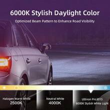 1pc Philips Ultinon Pro3015 LED Car Headlight Bulb With 6000K High Brightness White Light Suggest Purchasing Two Replacements For Better Results - Multicolor - View 2