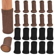 4pcs Chair Leg Socks - High Elastic Knit Design, Prevent Scratching Floors - Durable Furniture Floor Protectors, Suitable For Hardwood, Easy To Install, Fit Various Chair Leg Sizes - A - View 8