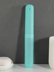1pc/2pcs/4pcs Travel Toothbrush Protective Case, Minimalist Portable Dustproof Toothbrush Holder For Home Use