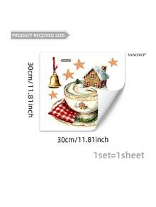 1set Flower Print Wall Sticker, PVC Waterproof Wall Art Decal For Home Decor, Stickers, Wall Decal, Vinyl Decal For Home Decorations, Spring Decoration Items Refresh Your Home, Festival Decoration Stickers Gifts Birthday Graduation Kitchen Decor - Multicolor - View 19