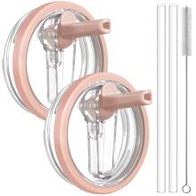 1/2PCS Lid Compatible With Stanley Cup Accessories 40 Oz Tumbler Flip Straw Lid Replacement Fit For , Leak Proof For Lid Replacement Spill Proof Reusable Tumbler Cover Compatible With 40oz Cup Accessories - Nhiều màu - Xem 11