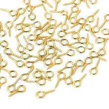 150/300 CHIẾC Chốt mắt vít nhỏ Chốt mắt móc, Chốt mắt vít nhỏ cho các dự án nghệ thuật và thủ công, Móc vít tự khai thác cho chai nút bần & Hạt charm & Làm đồ trang sức DIY - Bạc - Xem 14