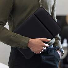 Black Laptop Sleeve With Soft Lining For 11, 13, 14, 15, 16 Inch Devices, Compatible With Apple, Hp, Asus Teacher Gifts Teacher Supplies Teacher Bag Thank You Teacher College Bag College Supplies Back To School School Supplies School Essentials For Teacher College Student Classroom Laptop Bags Classroom Bags Teacher Storage Bags Classroom Organizer Bags