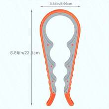 1pc Jar Opener Bottle Opener, Can Opener For Weak Hands, Mutil Jar Opener Get Lids Off Easily Manual Bottle CapRemover For Home Kitchen Use Non-Slip Grip, Convenient For People With Less Strength To Use, Labor-Saving, Kitchen Tools, Can Opener Tools - trái cam - Xem 3