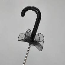 1 Elegant Vintage Lace Prop Umbrella, Aluminum Frame And 100% Polyester Fabric, Suitable For Bridesmaids, Weddings, 1920s Themed Parties, Photography Props, Photo Essentials, Classic Circular Design, Exquisite Lace Patterns, Durable Polyester Material - Hand Washable Only, Spring Summer Picks, Brides Maid Gifts, Room, Bedroom Decor, Bedroom Decor, Beach, Travel, For Men, For Women, Vacation - Multicolor - View 12