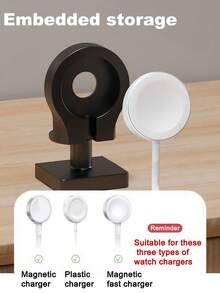 壁挂式支架兼容 支架，充电站底座充电器支架兼容 Watch Series Ultra/SE/11/10/9/8/7/6/5/4/3/2/1,49/45/46/44/42/41/40/38mm（不含充电器）