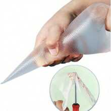 100/200pcs One-Time Triangle Frosting Bag-For Cake Decoration, Biscuits, Cupcakes And DIY Dessert Essentials, Kitchen And Restaurant Necessities