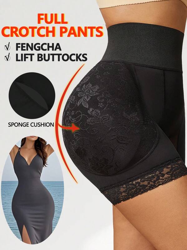 Nuevos pantalones de cintura alta realzadores de caderas para mujer, ropa interior moldeadora que levanta el trasero, talla grande, malla transpirable de cintura alta, pantalones adelgazantes de control del abdomen