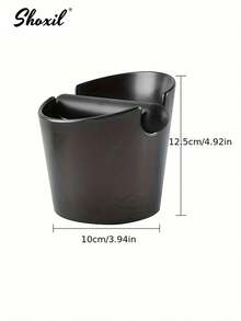 shoxil 1pc Espresso Tamper Station And Espresso Knock Box , Black Tamping Station Plastic Coffee Tamper Stand, Portafilter Holder For 51/53/58mm Espresso Machine Coffee Accessories - Black - View 10