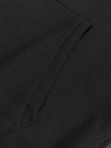 Hombre003 Sudadera Con Capucha De Cuello Redondo Para Hombre Con Estampado De Boston, Bolsillo Canguro Y Cordón, Manga Larga, Suelta Y Casual, Tela Gruesa, Ideal Para Regalar En Otoño E Invierno Como Ropa De Hombre De Gran Calidad(Tallas corren pequeñas, pide una talla grande.) - Negro - Ver 5