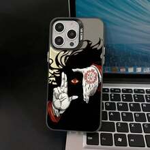 Funda de Teléfono con Graffiti de Gestos de Anime para iPhone 16 15 14 13 12 11 Pro Max X XR XS MAX 8 7 Plus Cubierta Trasera Mate Antigolpes - Mezcla de colores - Ver 1
