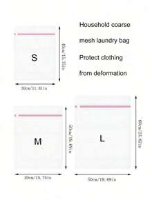 Washing- Laundry Bags Clothing Sorting Mesh Bags Anti-& Anti-Deformation Laundry Bags Underwear & Bra-Specific Wash Bags Homewear & Lingerie Anti-Bags Bra & Clothing Storage Bags - lớn - Xem 7
