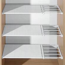 Adjustable Storage Rack - No Drill Expandable Wardrobe, Kitchen, Bathroom Organizer | Space-Saving Extendable Rack Set, Suitable For Most RVs, Durable Material, Non-Electric - Multicolor - View 3