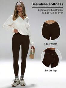 V-Sculpt Waistband, Ankle-Flattering Fit, Gym To Brunch Legs For Days, V Waist Workout Leggings, Ankle Length Gym Leggings, Slimming Yoga Pants, V-Waist Slimming & Leg-Lengthening 7/8 Workout Leggings Tights