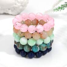 1pc Fashionable Bohemian Style Multicolored Acrylic Beaded Bracelet, Suitable For Women Daily Wear - Bohemian Bead Bracelet - View 11