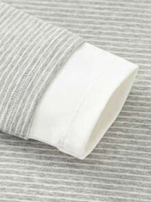 Balabala Girls Long Sleeve T-Shirt 2025 Spring/Fall New Basic Top - Gray Blue - View 7