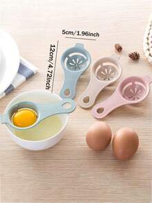 1pc Egg Shell Opener, Kitchen & Dining Easy Peel Separator Handheld Egg Cracker, Multi-Function Egg Cutter Egg Opener And Separator, Easy To Clean Manual Kitchen Separation Tool, Suitable For Cooking Camping Kitchen Tools, Durable And Efficient Household Egg Cracker, Practical Kitchenware | Easy To Clean Material - Multicolor - View 12