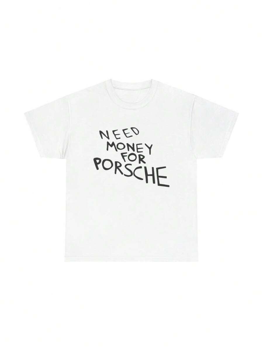 Need Money T-Shirt For Car Enthusiasts, Gift For Men, Boyfriend, Gift For Friends - 白色 - 查看 1