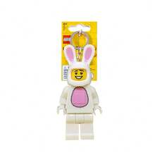 LEGO Building Blocks Character Series - Glow-In-The-Dark Rabbit Keychain KE73H - KE73H - View 1